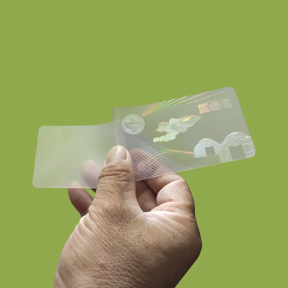 Transparent Id Hologram